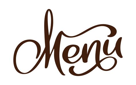 Restaurant Menu Fonts