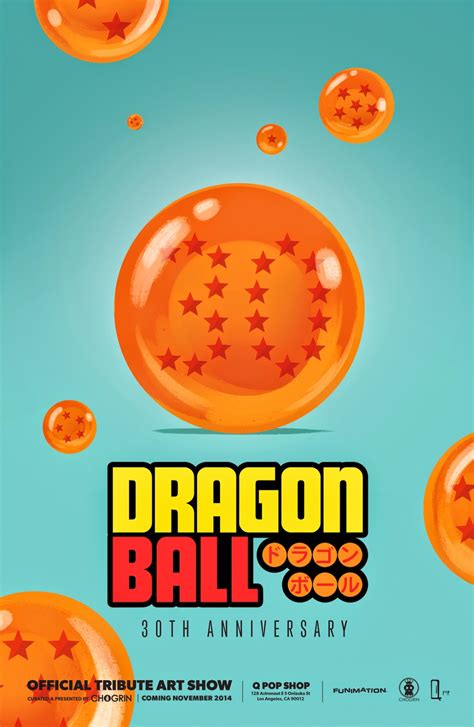 Dragon ball z 30th anniversary poster. Things To Do In Los Angeles: Dragon Ball 30th Anniversary Official Tribute Art Show November 2014