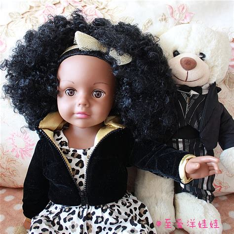 Fashion Girl Doll Toy Birthday T 18 Inch African Black Skin