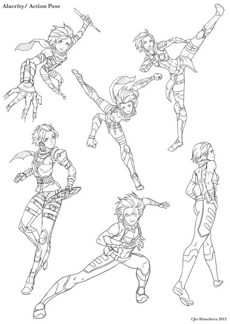 Action Poses Dessin Poses Dynamiques