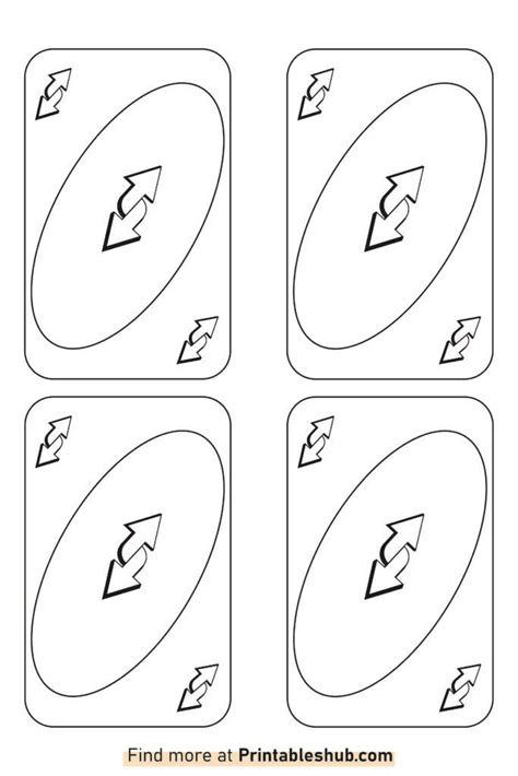 Free Printable UNO Reverse Cards Blank Template PDF In 2024 Blank