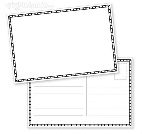 20 Postcard Templates For Kids Free Sample Example Format Download