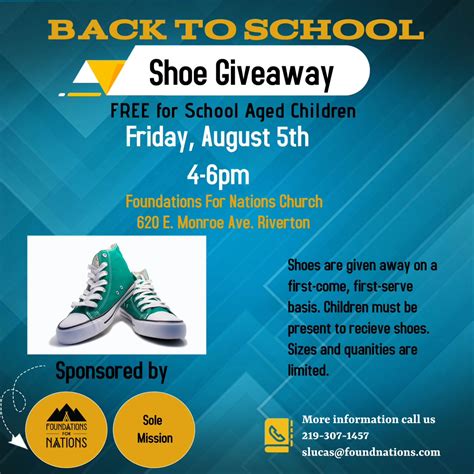 Activate10 Back To School Shoe Giveaway Happening Friday County 10