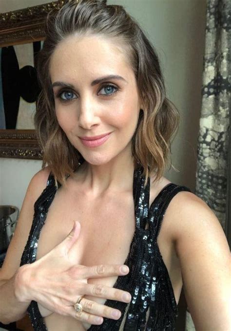 Alison Brie Trying To Hide Annies Boobs XPicsly