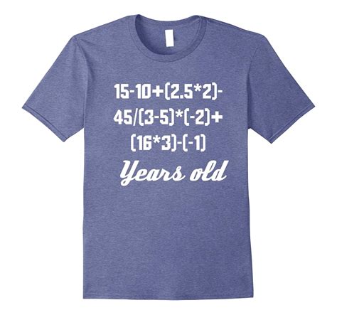14 Years Old Algebra Equation Funny 14th Birthday Math Shirt T Shirt