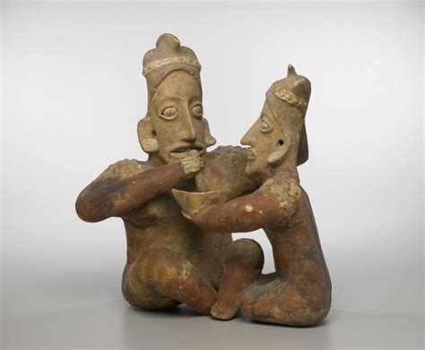 Brooklyn Museum Arts Of The Americas Seated Couple South American