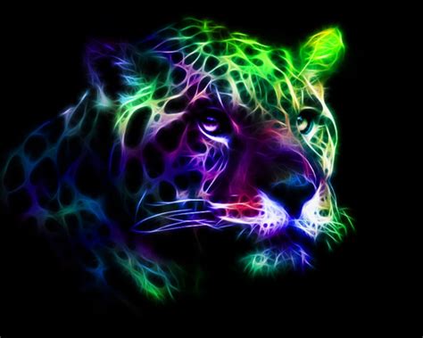 Pin By Alex On Fractal Neon Animals Cute Images For Wallpaper Cool