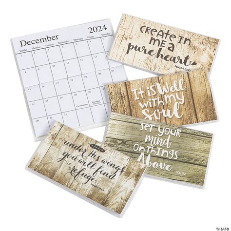 2023 2024 Rustic Faith Pocket Calendars 12 Pc Discontinued