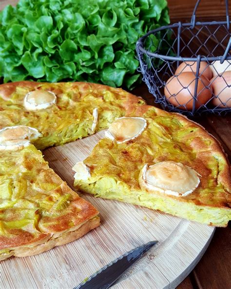 Quiche sans pâte au poireau au chèvre Cuisine ta ligne