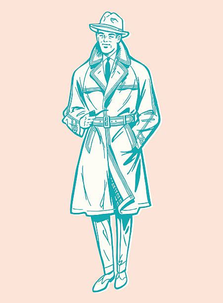 Trench Coat Illustrations Royalty Free Vector Graphics And Clip Art Istock
