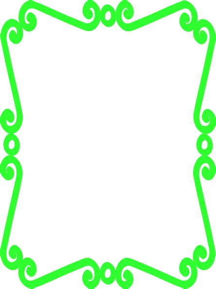 Green Border Clip Art At Vector Clip Art Online Royalty