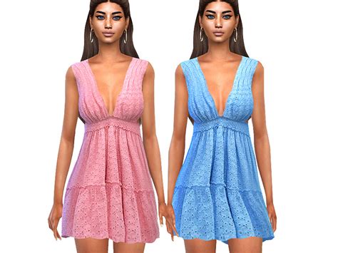 Summer Colorful Dresses By Saliwa At Tsr Sims 4 Updates