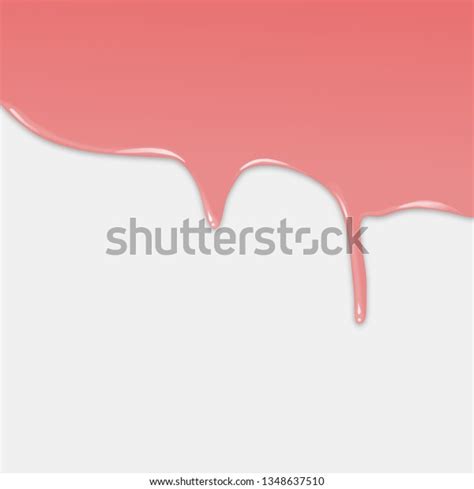 Dripping Cream Syrup Background Stock Illustration 1348637510