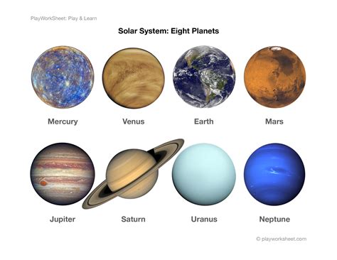 Eight Planets Of The Solar System Free Printables For Kids