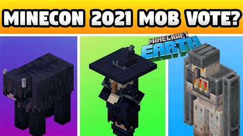 Minecraft Live 2021introducing New Mobs Mob Vote Youtube