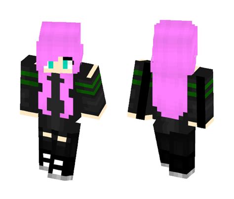 Download Pink Hair Girl Minecraft Skin For Free Superminecraftskins