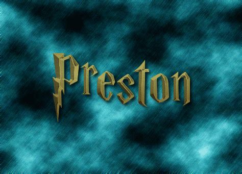 Below are 30 stylish names that you can pick from Preston Logo | Free Name Design Tool from Flaming Text