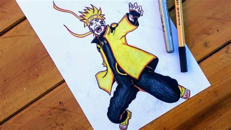 Como Desenhar O Naruto Rikudou Sennin Youtube