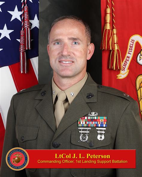 Ltcol J L Peterson 1st Marine Logistics Group Home