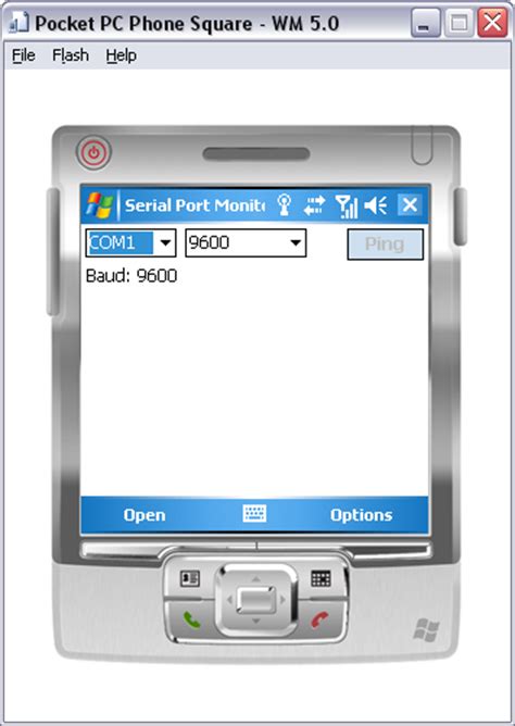 โปรแกรมอ่านค่าและบันทึกค่าจาก serial com port (serial com port reader and save) download : WM5 Serial Port Monitor | StaDar