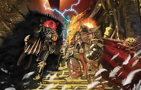 Hd Wallpaper Horus Heresy Battle Warhammer 40 000 Emperor Of