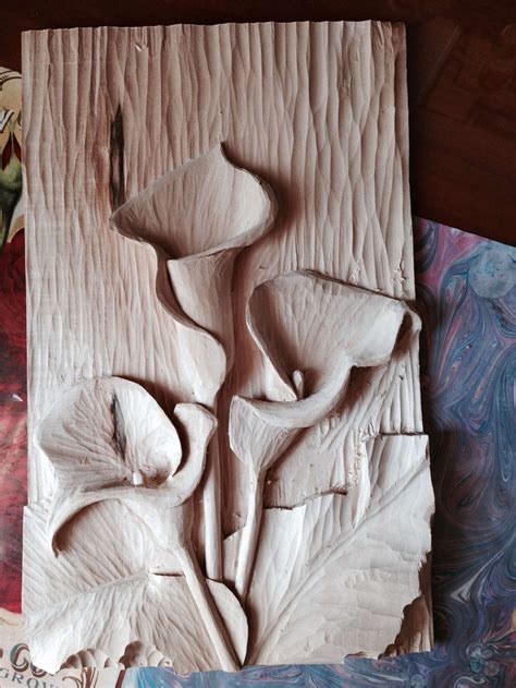 Gorgeous Wood Carving Rose Relief Pattern Photos Wood Carving