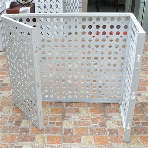 Modern designs can use our contemporary slatted panels or for a traditional look we use our classic trellis. aluminium air conditioner cover for decoration - Coowor.com
