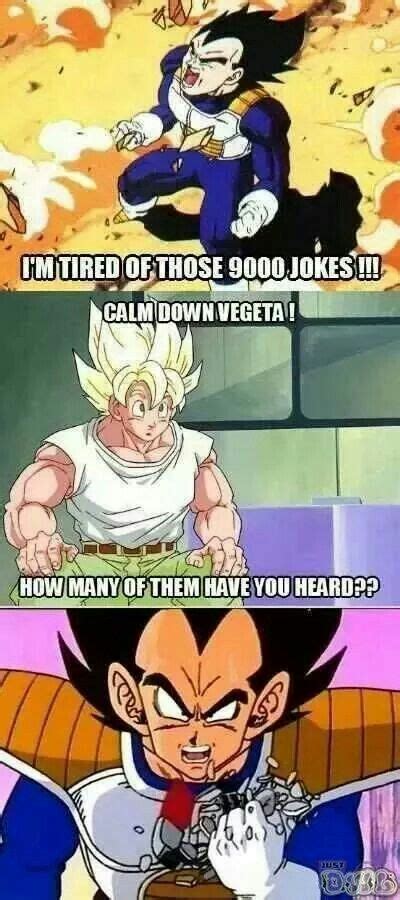 Dbz memes that'll have you screaming (several episodes in a row). Over 9000! | Dragon ball z, Dragon ball, Anime