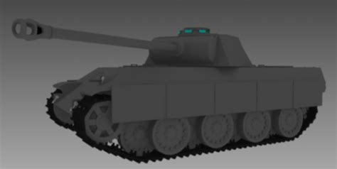 german panzer v panther tank free 3d model 3dm open3dmodel