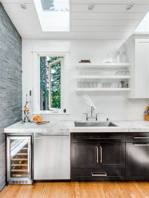 The more storage the better i think. Shelves Above Sink | Houzz