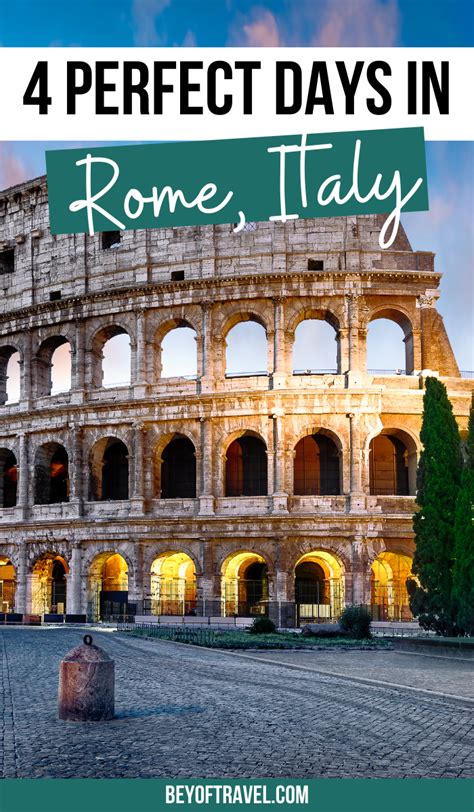 4 Days In Rome Itinerary The Ultimate Travel Guide Artofit