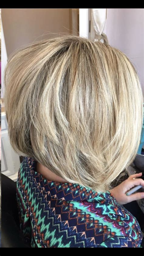 There are countless cuts and color combinations that help to bring out the very best in stunning golden tones. Blonde stacked A-line bob. | Blonde bobs, Hair beauty ...