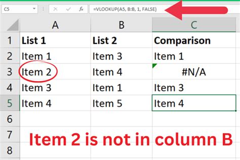 How To Compare Two Columns In Excel Using Vlookup
