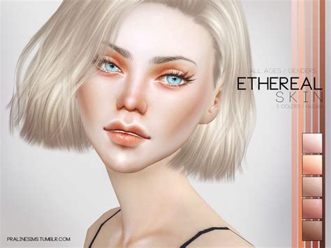 Pralinesims Ps Ethereal Skin Sims Sims 4 The Sims 4 Skin