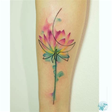 Watercolor Flower Tattoo Best Tattoo Ideas Gallery
