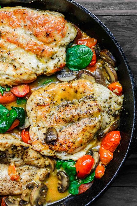 One of my favorite chicken breast recipes & the easiest way to make juicy chicken right on the stove top. 30 Delicious Skillet Chicken Recipes To Make On A Weeknight