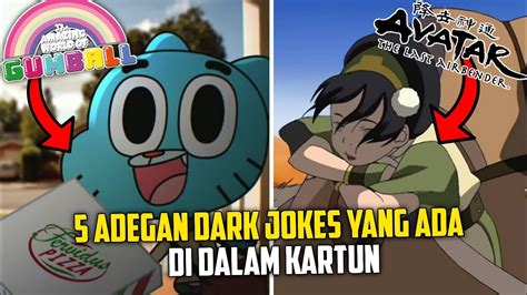 5 adegan dark jokes yang ada di dalam kartun! - YouTube