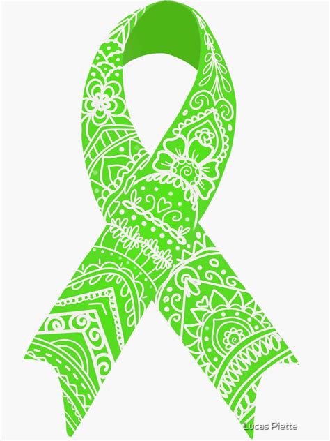 Lymphoma Cancer Ribbon Sticker For Sale By Lucaspiette Redbubble