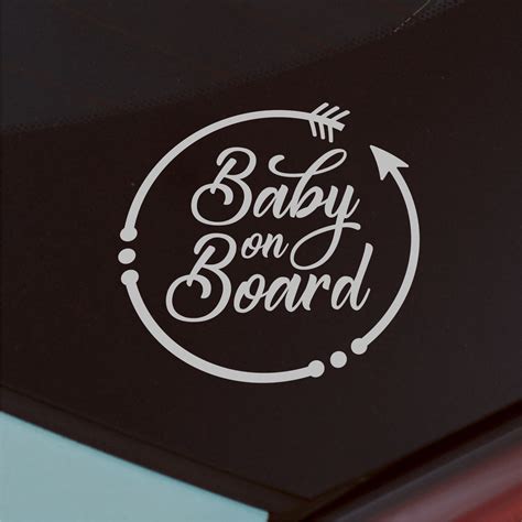 Baby On Board Car Decal Circle Londondecal