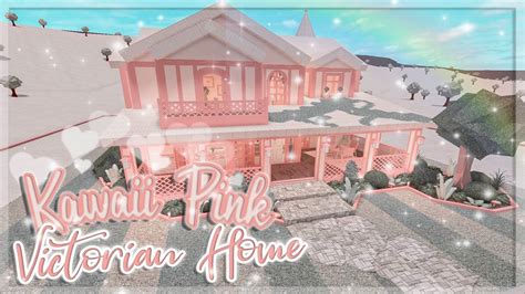 Pink Victorian House Bloxburg