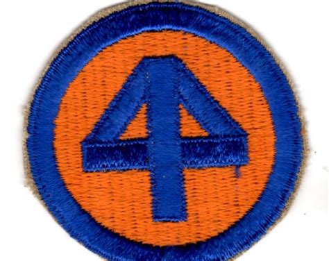 Vintage Ww2 Korean War 44th Infantry Division Military Patch Etsy