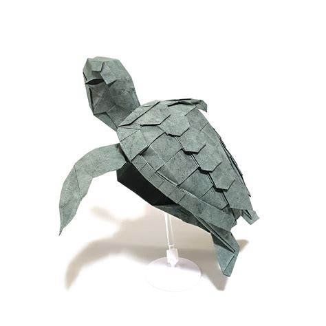 This Absolutely Gorgeous Turtle Is Designed By Jang Yong Ik And Folded