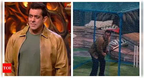 Bigg Boss 17 Cricket World Cup Fever Grips The Show Host Salman Khan Enters The House To Play