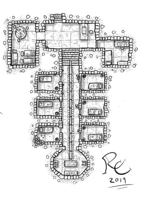 Prison Map For This Weeks Dnd One Shot Feel Free To Use 9gag