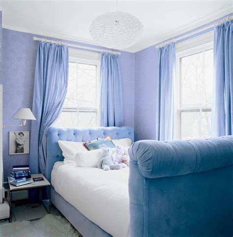 Periwinkle Blue Bedroom White Accents Pantone Little Boy Blue Bright
