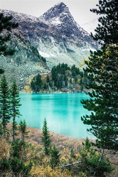 Beautiful Turquoise Lake In The Mountains Beauty Of Nature Stock Photo