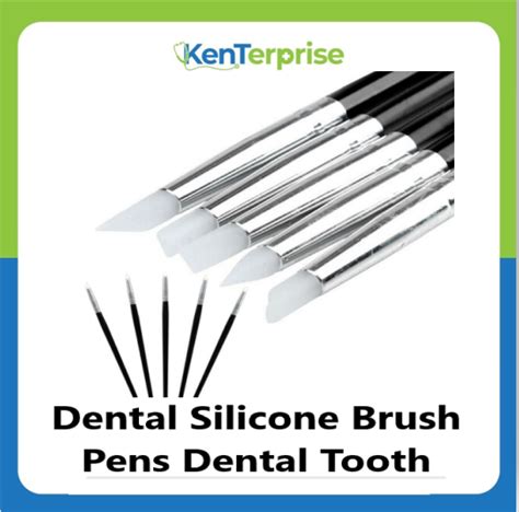 Dental Silicone Brush Pens Dental Tooth Shaping Pen Composite Resin