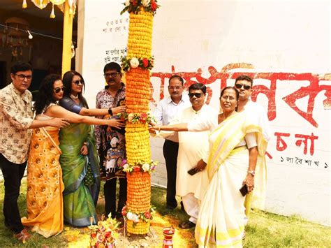 Puja Curtains Go Up With Khuti Puja At S B Park Sarbojanin