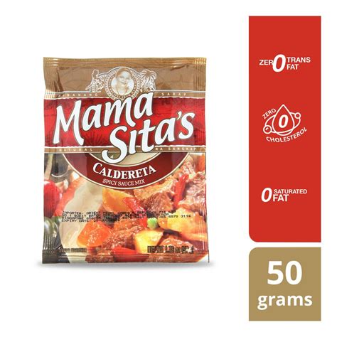 Mama Sitas Caldereta Spicy Sauce Mix 50g Ntuc Fairprice