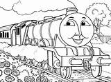 Steam Locomotive Coloring Getdrawings sketch template